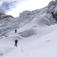 Nives a Romano na začiatku ľadopádu