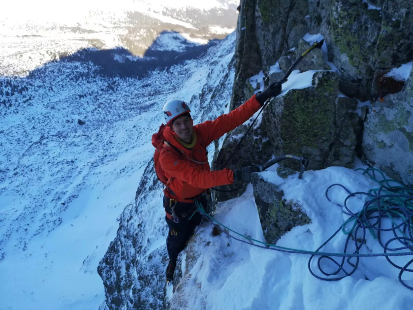 Martin v severnej stene Malého Kežmarského štítu
