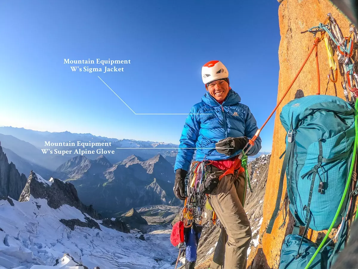Ráno bola zima, ale pérová bunda Sigma Jacket ma zahriala pokým vyšlo slniečko.
