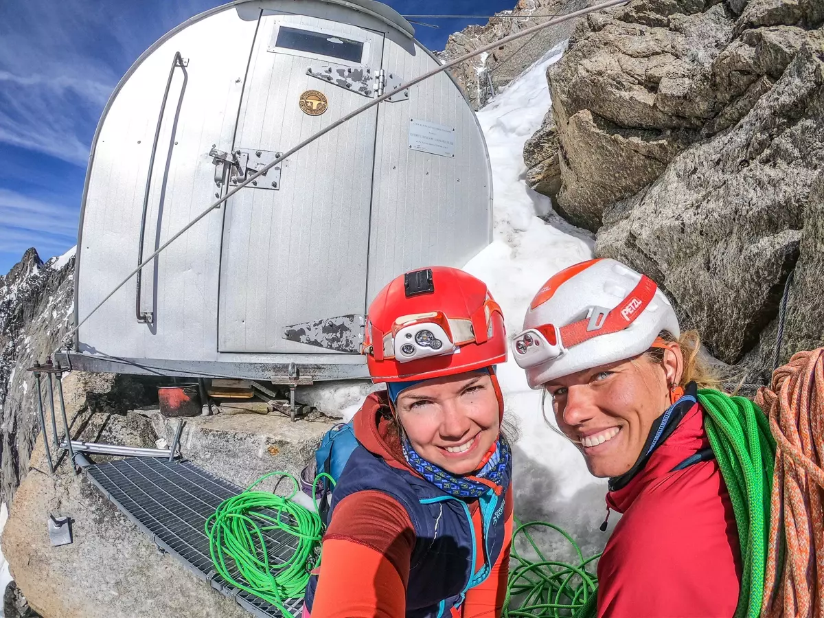 Príchod k bivaku Eccles