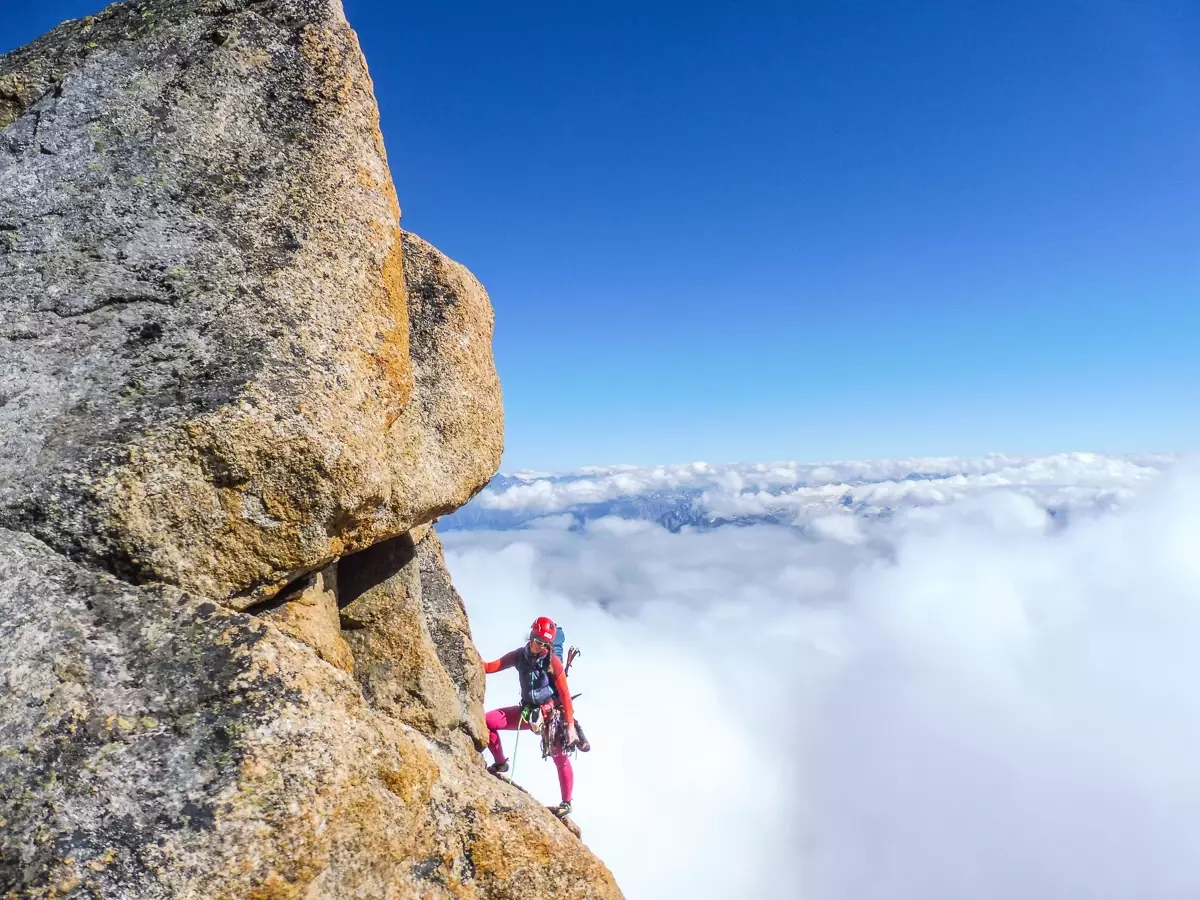 Fuči na vrchu steny